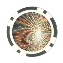 Vortex Glow Abstract Background Poker Chip Card Guard (10 Pack) by Simbadda