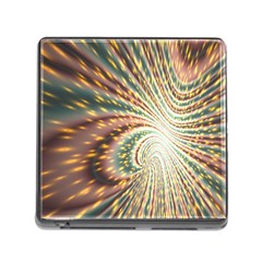 Vortex Glow Abstract Background Memory Card Reader (square) by Simbadda