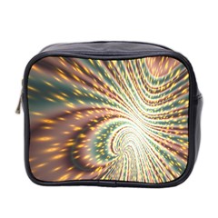 Vortex Glow Abstract Background Mini Toiletries Bag 2-side by Simbadda