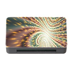 Vortex Glow Abstract Background Memory Card Reader With Cf by Simbadda