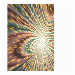 Vortex Glow Abstract Background Small Garden Flag (two Sides) by Simbadda