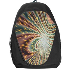 Vortex Glow Abstract Background Backpack Bag by Simbadda