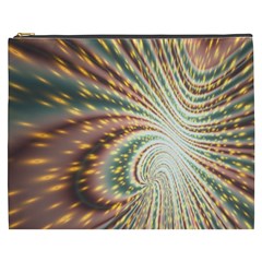 Vortex Glow Abstract Background Cosmetic Bag (xxxl)  by Simbadda