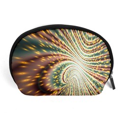 Vortex Glow Abstract Background Accessory Pouches (large)  by Simbadda