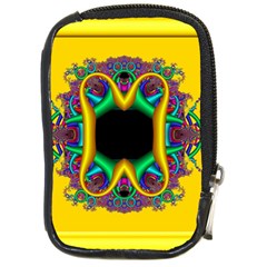 Fractal Rings In 3d Glass Frame Compact Camera Cases by Simbadda