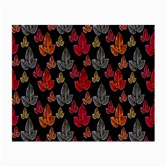 Leaves Pattern Background Small Glasses Cloth by Simbadda