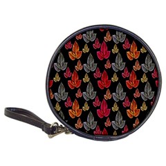 Leaves Pattern Background Classic 20-cd Wallets by Simbadda