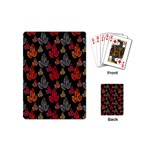 Leaves Pattern Background Playing Cards (Mini)  Back