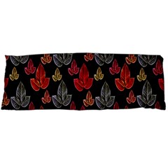 Leaves Pattern Background Body Pillow Case (dakimakura) by Simbadda