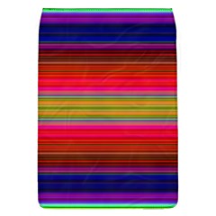 Fiestal Stripe Bright Colorful Neon Stripes Background Flap Covers (l)  by Simbadda