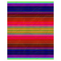 Fiestal Stripe Bright Colorful Neon Stripes Background Drawstring Bag (small) by Simbadda