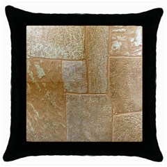 Texture Of Ceramic Tile Throw Pillow Case (black) by Simbadda