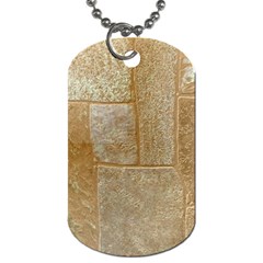 Texture Of Ceramic Tile Dog Tag (two Sides) by Simbadda