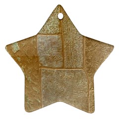 Texture Of Ceramic Tile Star Ornament (two Sides) by Simbadda