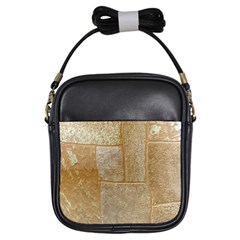 Texture Of Ceramic Tile Girls Sling Bags by Simbadda