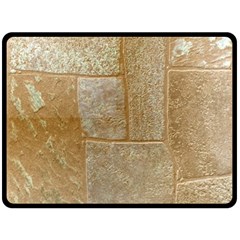 Texture Of Ceramic Tile Fleece Blanket (large)  by Simbadda