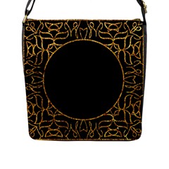 Abstract  Frame Pattern Card Flap Messenger Bag (l)  by Simbadda