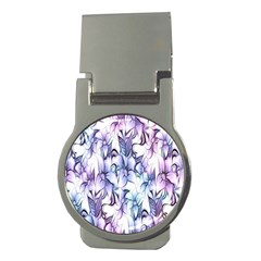 Floral Pattern Background Money Clips (round)  by Simbadda