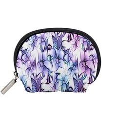 Floral Pattern Background Accessory Pouches (small)  by Simbadda