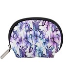 Floral Pattern Background Accessory Pouches (Small)  Front