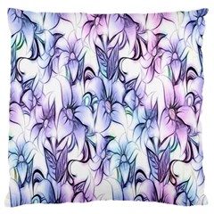 Floral Pattern Background Standard Flano Cushion Case (two Sides) by Simbadda