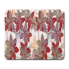 Floral Pattern Background Large Mousepads by Simbadda