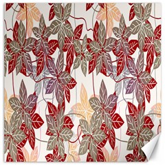 Floral Pattern Background Canvas 12  X 12   by Simbadda