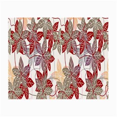 Floral Pattern Background Small Glasses Cloth (2-side) by Simbadda