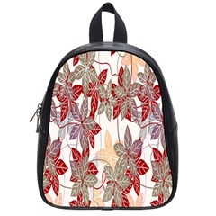 Floral Pattern Background School Bags (small)  by Simbadda