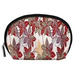 Floral Pattern Background Accessory Pouches (large)  by Simbadda