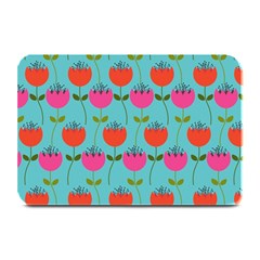 Tulips Floral Background Pattern Plate Mats by Simbadda