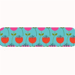 Tulips Floral Background Pattern Large Bar Mats by Simbadda