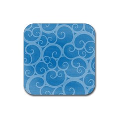 Pattern Rubber Coaster (square)  by Valentinaart