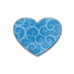 Pattern Heart Coaster (4 pack)  Front