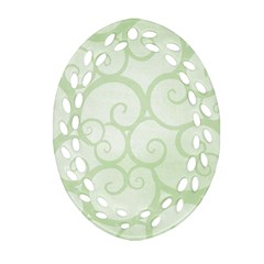 Pattern Oval Filigree Ornament (two Sides) by Valentinaart