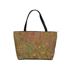 Floral Pattern Shoulder Handbags by Valentinaart