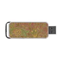 Floral Pattern Portable Usb Flash (two Sides) by Valentinaart