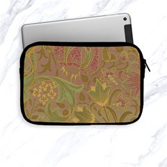 Floral Pattern Apple Ipad Mini Zipper Cases by Valentinaart