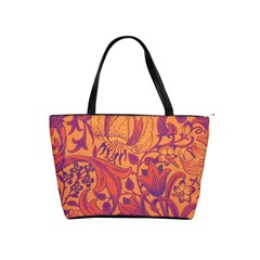 Floral Pattern Shoulder Handbags by Valentinaart