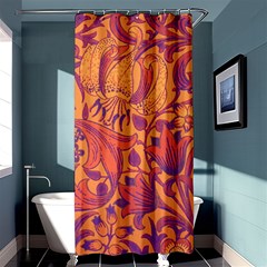 Floral Pattern Shower Curtain 36  X 72  (stall)  by Valentinaart