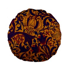 Floral Pattern Standard 15  Premium Flano Round Cushions by Valentinaart