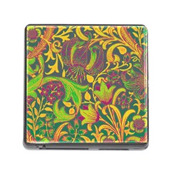 Floral Pattern Memory Card Reader (square) by Valentinaart