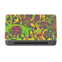 Floral Pattern Memory Card Reader With Cf by Valentinaart