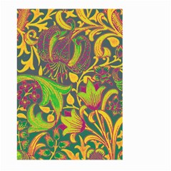 Floral Pattern Large Garden Flag (two Sides) by Valentinaart