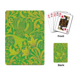 Floral Pattern Playing Card by Valentinaart