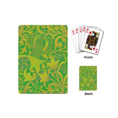 Floral Pattern Playing Cards (mini)  by Valentinaart