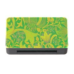 Floral Pattern Memory Card Reader With Cf by Valentinaart