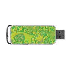 Floral Pattern Portable Usb Flash (one Side) by Valentinaart