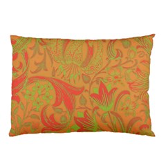 Floral Pattern Pillow Case by Valentinaart