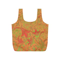 Floral Pattern Full Print Recycle Bags (s)  by Valentinaart